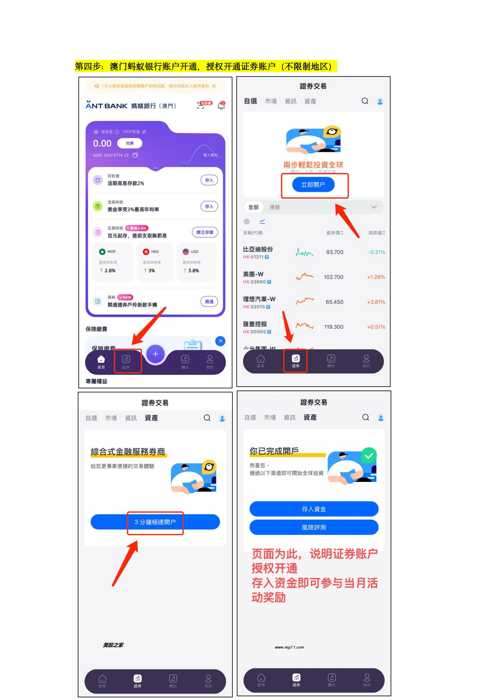 蚂蚁银行：肉身过澳门一站式开户港美股券商+境外银行卡指南+送3股阿里巴巴-图片4